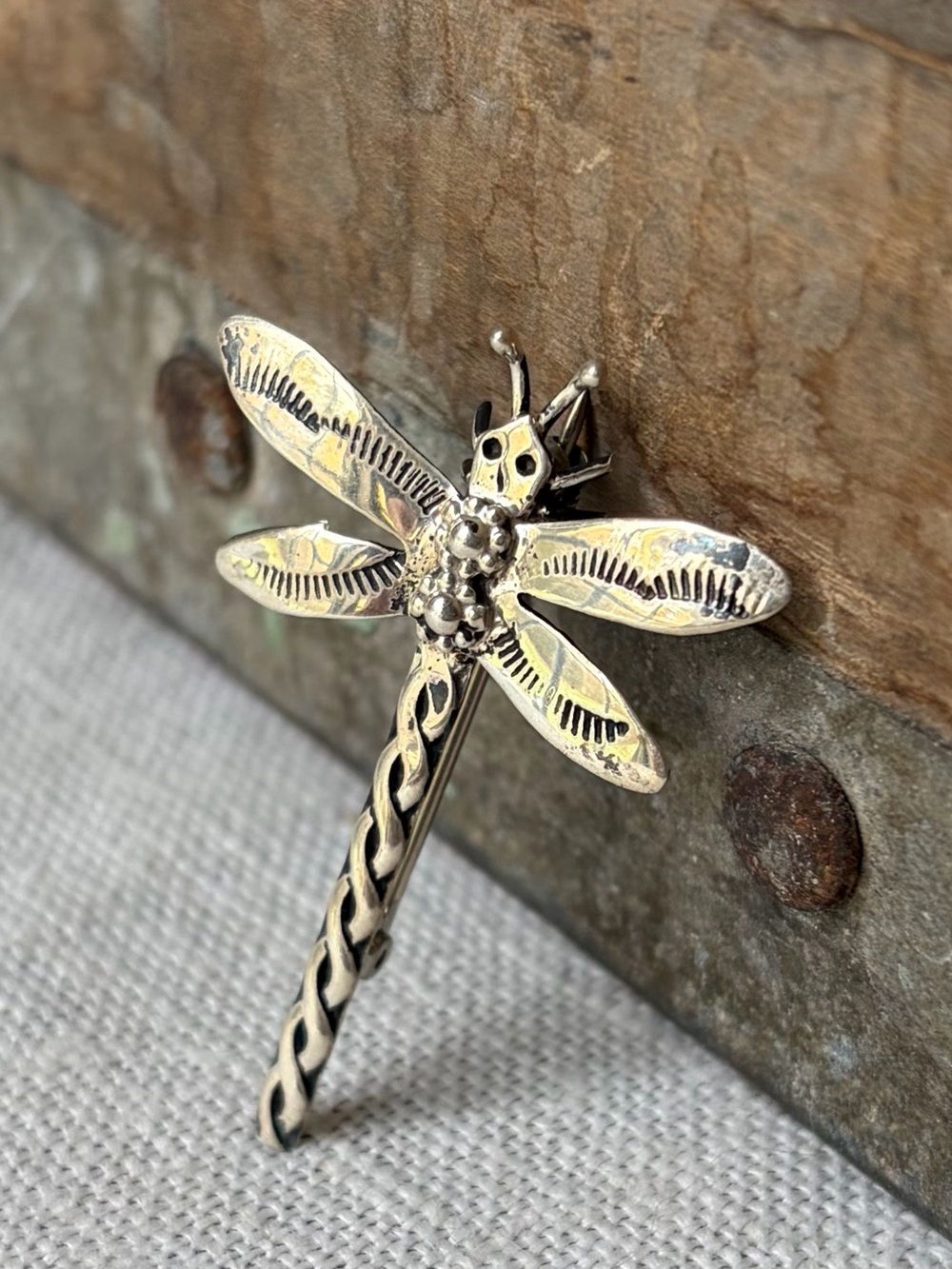 Sterling Insect Brooch - Picture 3 of 7